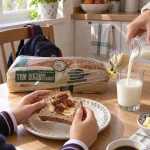 Evirgen Tam Buğday Ekmeği dilimine sürülen kahvaltılık
