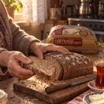 Kahvaltıda Evirgen Çavdar Ekmeği